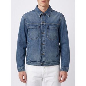 Off-White Jacket Men Gnawed Blue